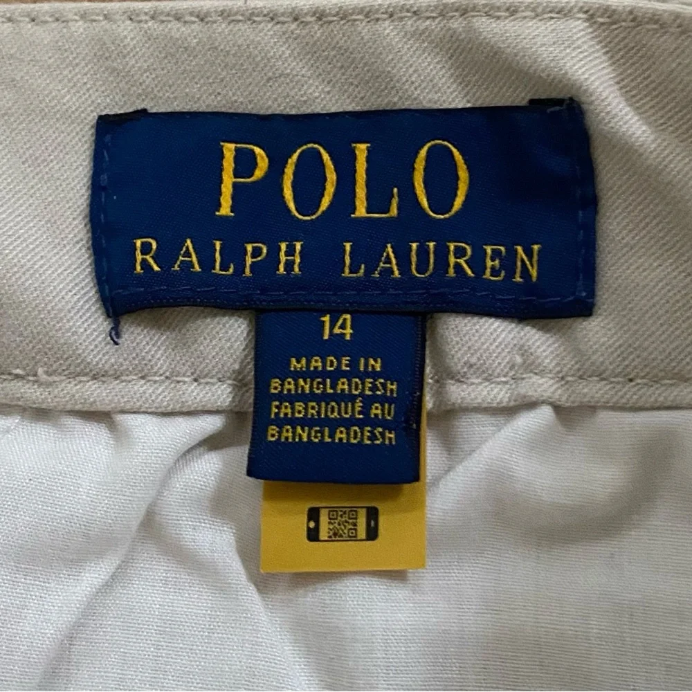 Polo‎ Ralph Lauren Boy’s Sz 14 Khaki Straight Fit Stretch Chino Short